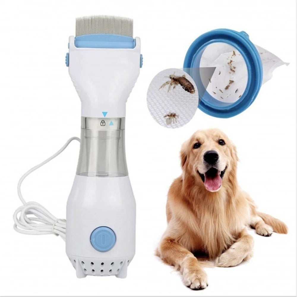 Electric Anti Lice Comb Pet Puppy Dog Cat Head Flea Removal Killer Brush Pets Comb Cats Dogs Hair Cleaner Lice Remover Comb